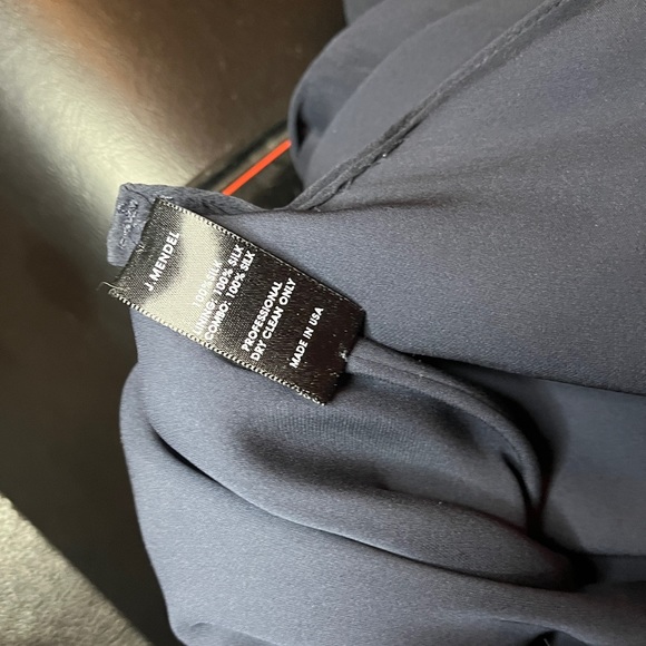 J. Mendel navy blue gown size 6 - Picture 8 of 10